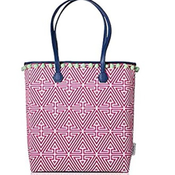 NWT Jonathan Adler Clinique Tote Beach Bag - Picture 2 of 3